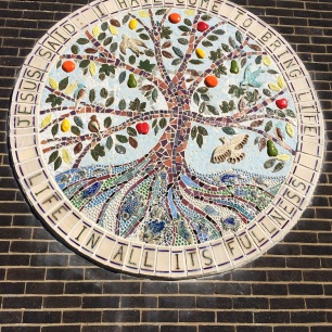 Mosaic at Christ Church Orpington